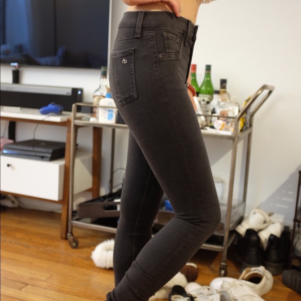 Rag and bone black jeans